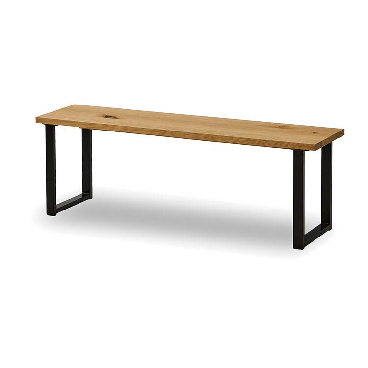 ボスⅢ ベンチ 幅125cm オーク(オーク): ベンチ 一枚板専門通販 ボスⅢ ベンチ 幅125cm オーク(オーク): ベンチ 一枚板専門通販