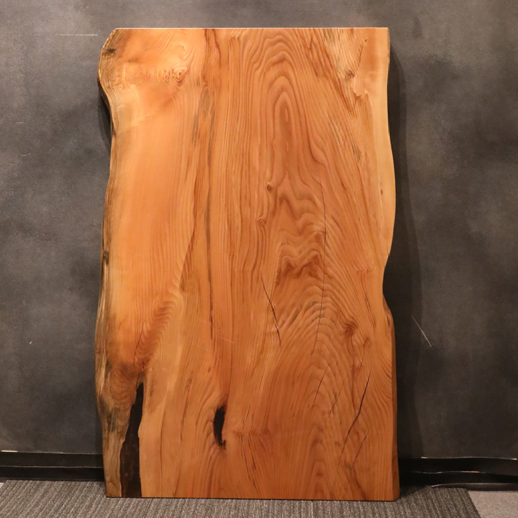 一枚板 カツラ 937-2 (W150cm): ダイニングテーブル 一枚板専門通販 