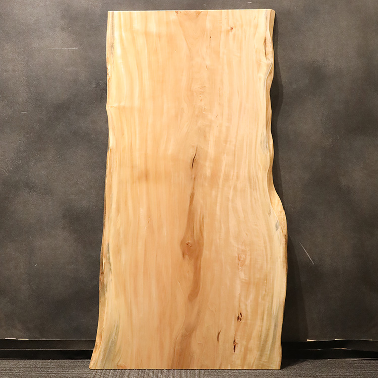 一枚板 トチ(杢) 1022-1/2-8 (W165cm): ダイニングテーブル 一枚板専門