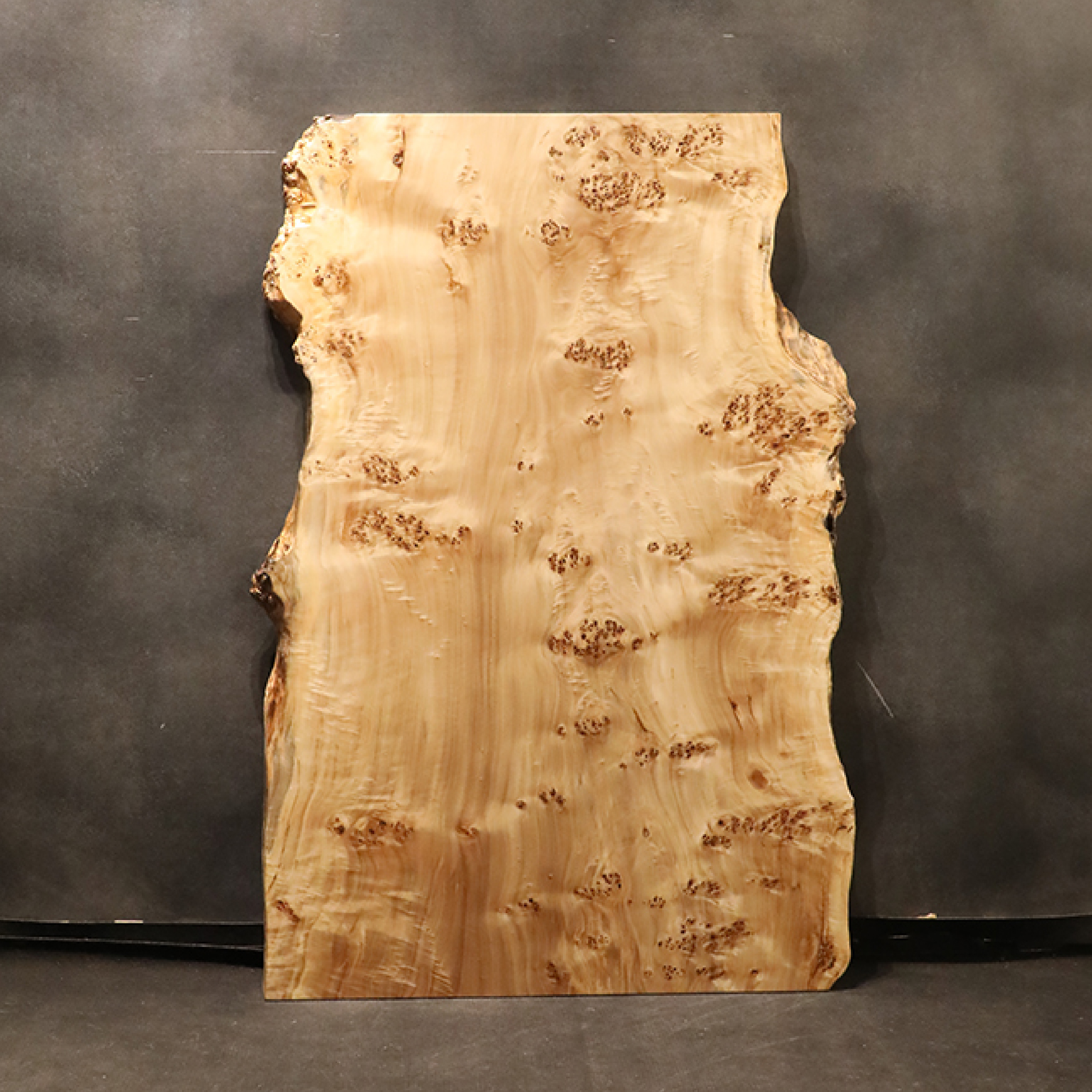 一枚板　ポプラ(杢)　124-12-1　(W155cm)