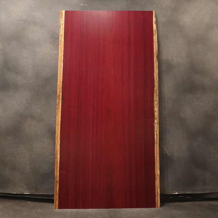 一枚板　パープルハート(杢)　2013-1/2-8-2　(W190cm)