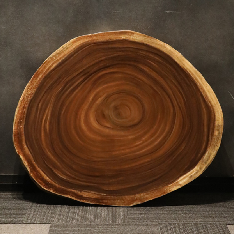【SOLD OUT】一枚板　モンキーポッド　053-R20-6　(W110cm)　ローテーブル