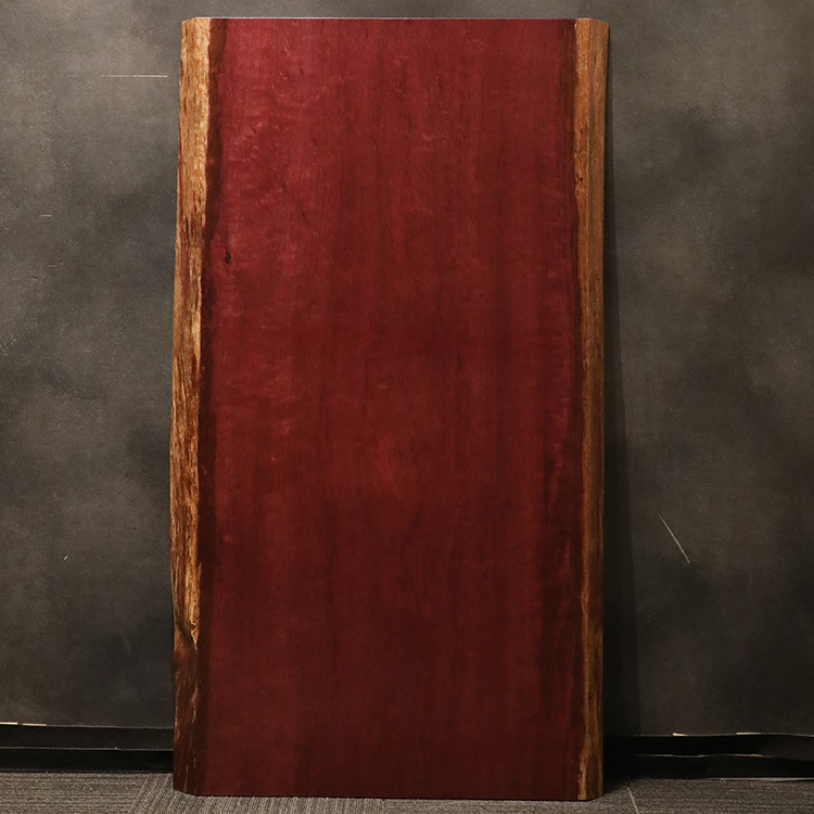 一枚板　パープルハート(杢)　654-2/2-6-2　(W160cm)