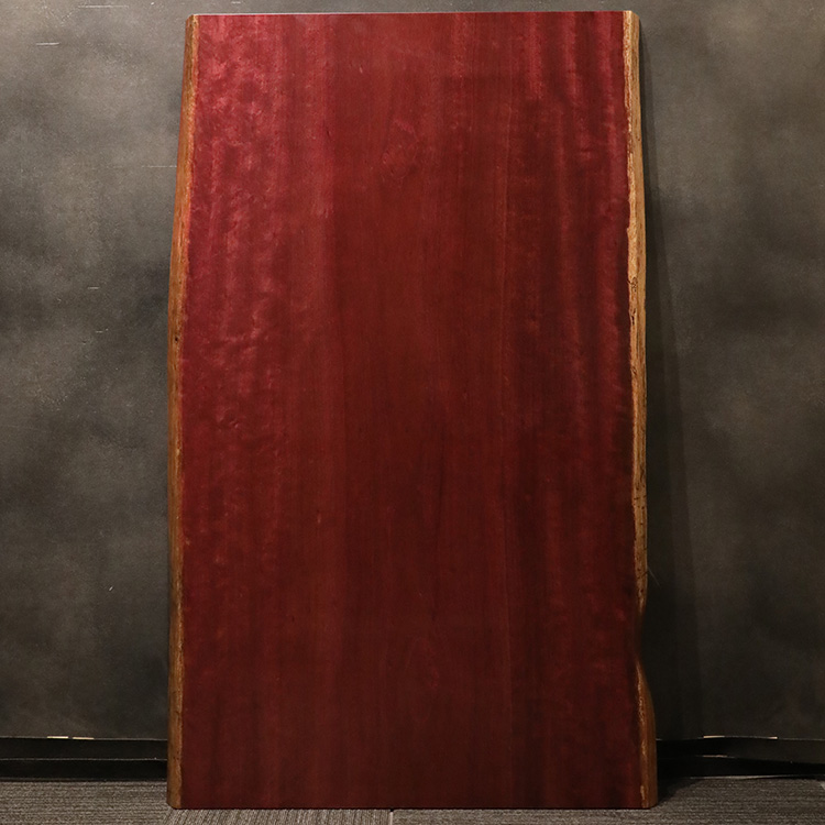 一枚板　パープルハート　654-2/2-17-1　(W185cm)