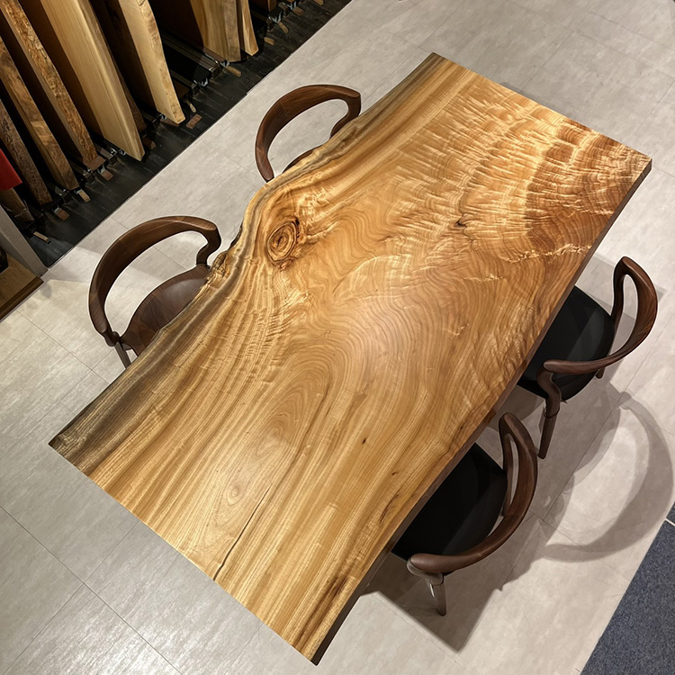 【SOLD OUT】一枚板　クス / 楠(杢)　12-9　(W200cm)