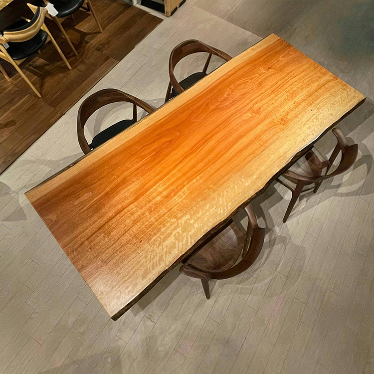 一枚板 ボセ(杢) 295-1/2-12-2 (W230cm) ダイニングテーブル