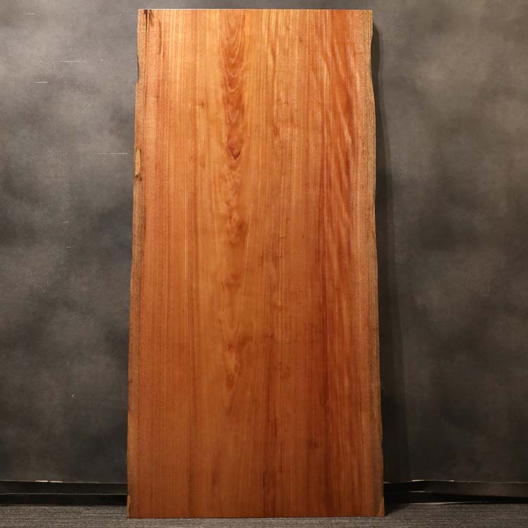 一枚板　アフリカンマホガニー(杢)　286-9-2　(W210cm)　ダイニングテーブル