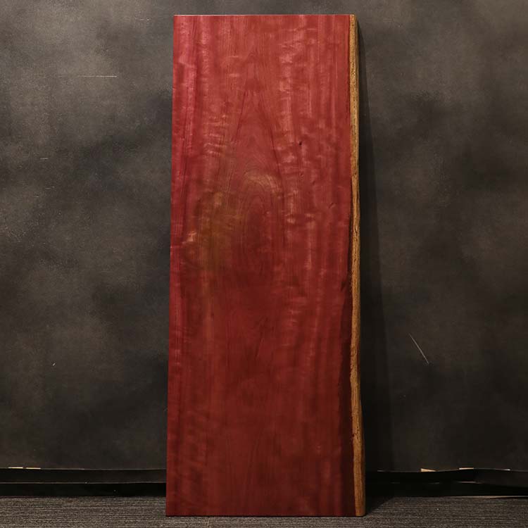 一枚板　パープルハート(杢)　324-12-2　(W170cm)　デスク