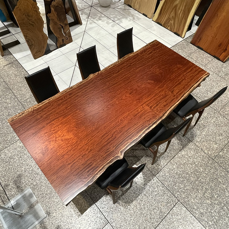一枚板　ブビンガ(杢)　5245-3004　(W240cm)