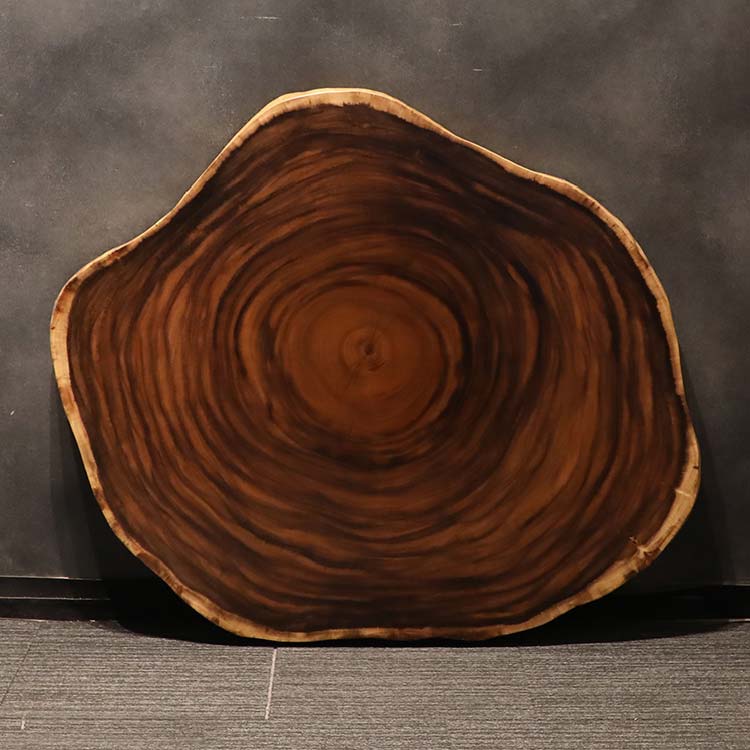 一枚板　モンキーポッド　輪切り 134-A-16-5　(W137cm)